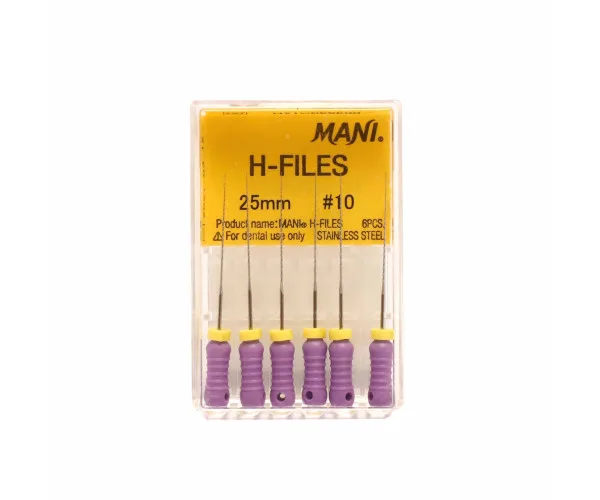 H-Files №10, ( 25 мм, 6 шт) Mani Mani (Японія)